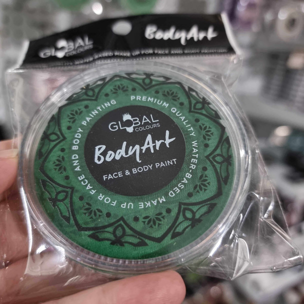 Global Colours FRESH GREEN 32g Face and Body Paint Makeup