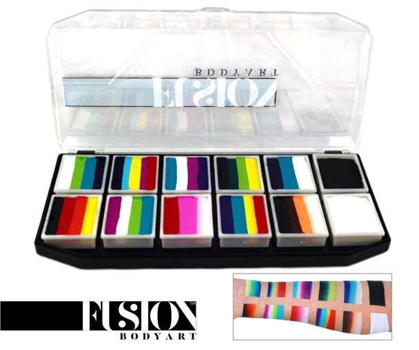 Fusion RAINBOW EXPLOSION Spectrum Face Paint Palette