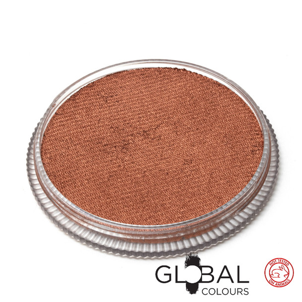 METALLIC COPPER 32g Face and Body Paint Makeup | Global Colours