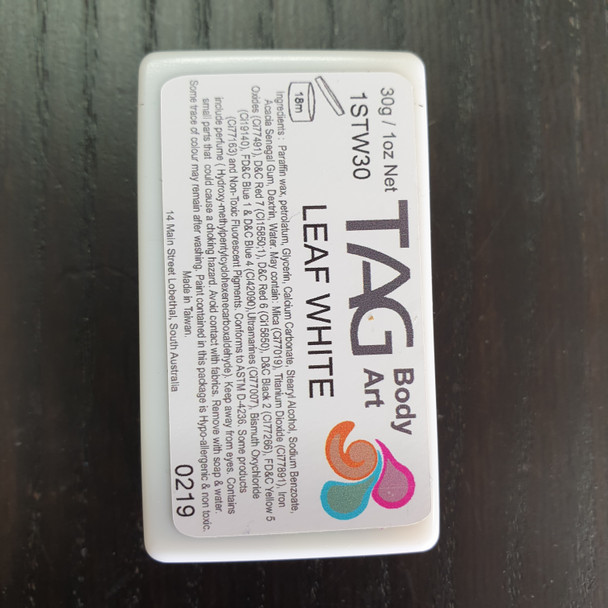 TAG LEAF WHITE One-Stroke Face Paint 30g