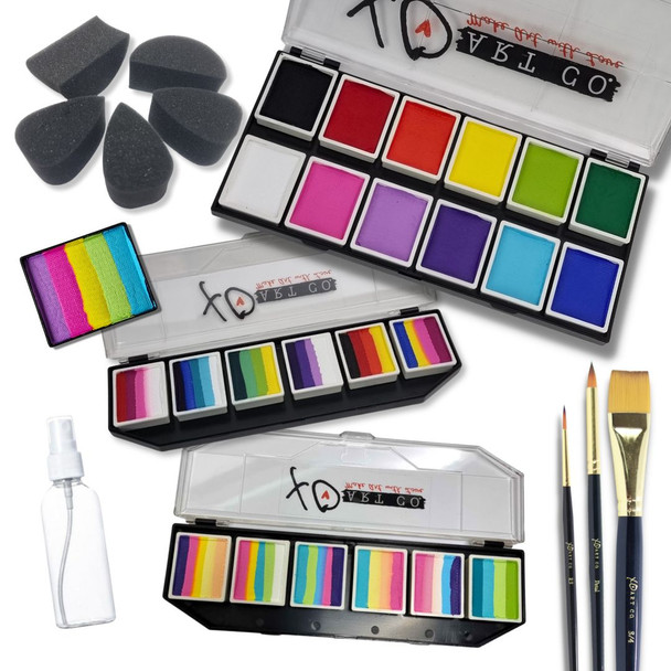 XO KIDS Creative Fun Face Paint Set with Online Course  Bundle