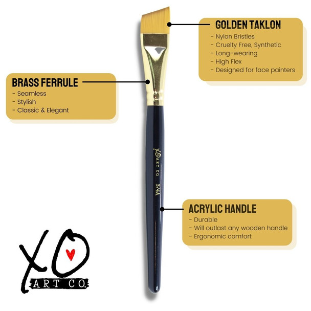 XO Art Co Face Paint Brush Angle Brush 3/4 inch
Face Paint Shop Australia
Brush Anatomy