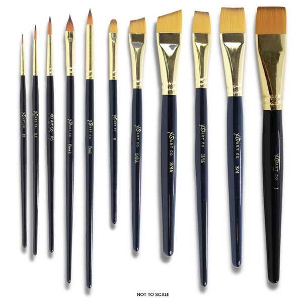 Face Painter Pro Brush Set of 11 by XO Art Co