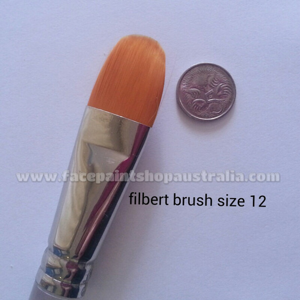 TAG Bodyart filbert brush size 12 face paint brush