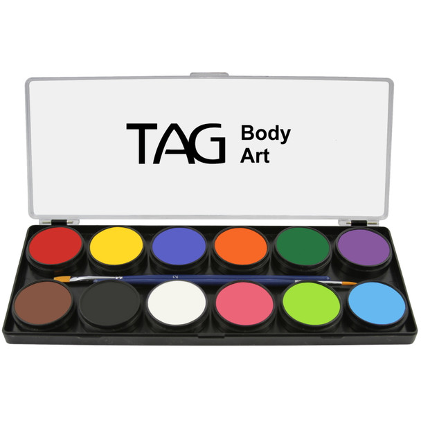TAG face and body paint regular palette 
10g x 12 colours