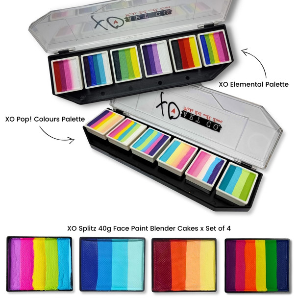 The Ultimate PRO face paint starter kit - a full sized professional face painter kit and bundle pack featuring TAG Body Art Australia and XO Art Co The Ultimate PRO face paint starter kit - a full sized professional face painter kit and bundle pack featuring TAG Body Art Australia and XO Art Co