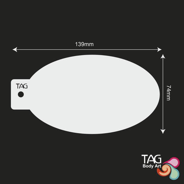 TAG Body Art Face Paint Stencil PETAL PARADE TAG Body Art Face Paint Stencil PETAL PARADE