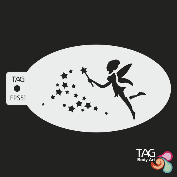 TAG Body Art Face Paint Stencil FAIRY SPARKLE