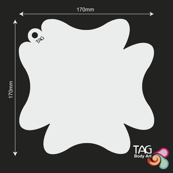 TAG Body Art Face Paint Stencil TEXTURE AND TWINKLE
