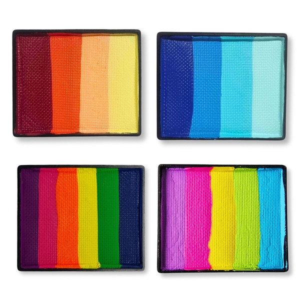 XO Splitz Set of 4 x Multi Buy - Face and Body Paint | XO Art Co