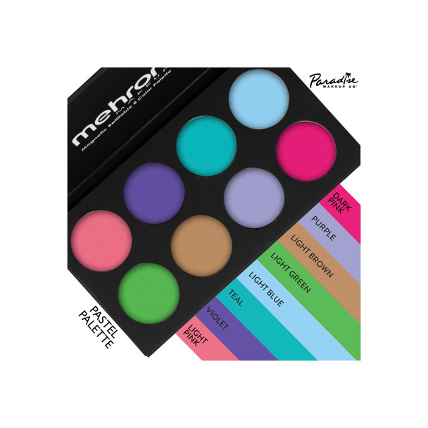 Mehron PASTEL Paradise Makeup AQ™ Palette 8 Colours
