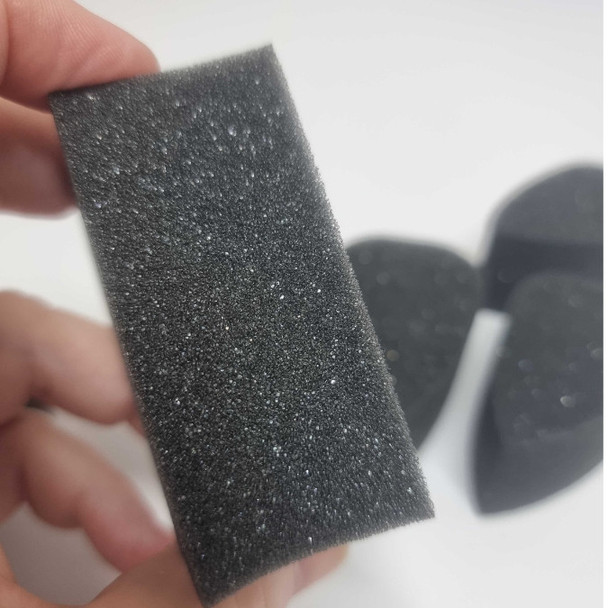 face paint sponge black/grey