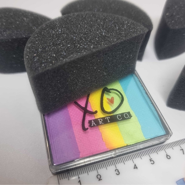 face paint sponge black/grey