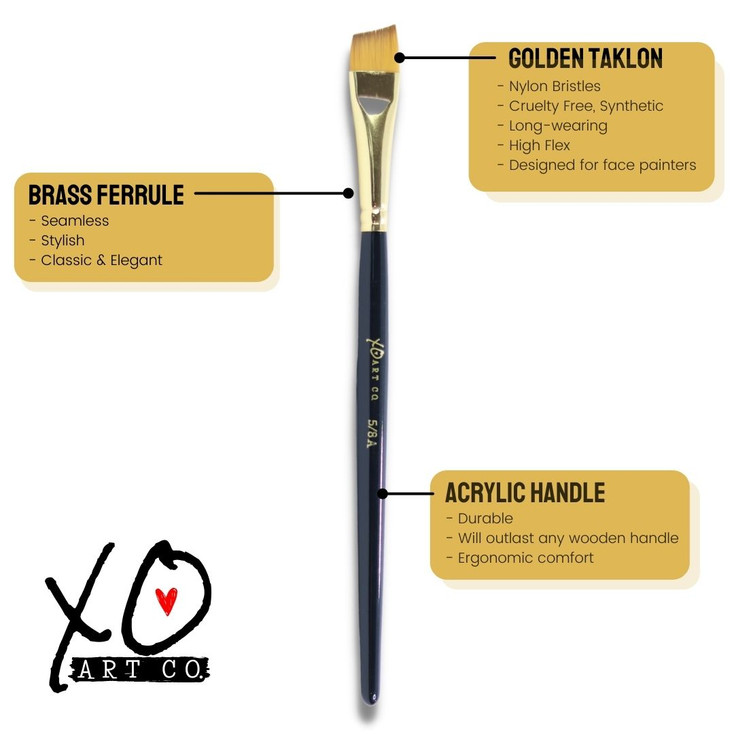 XO ART CO ANGLE BRUSH 5/8 INCH
Brush Anatomy