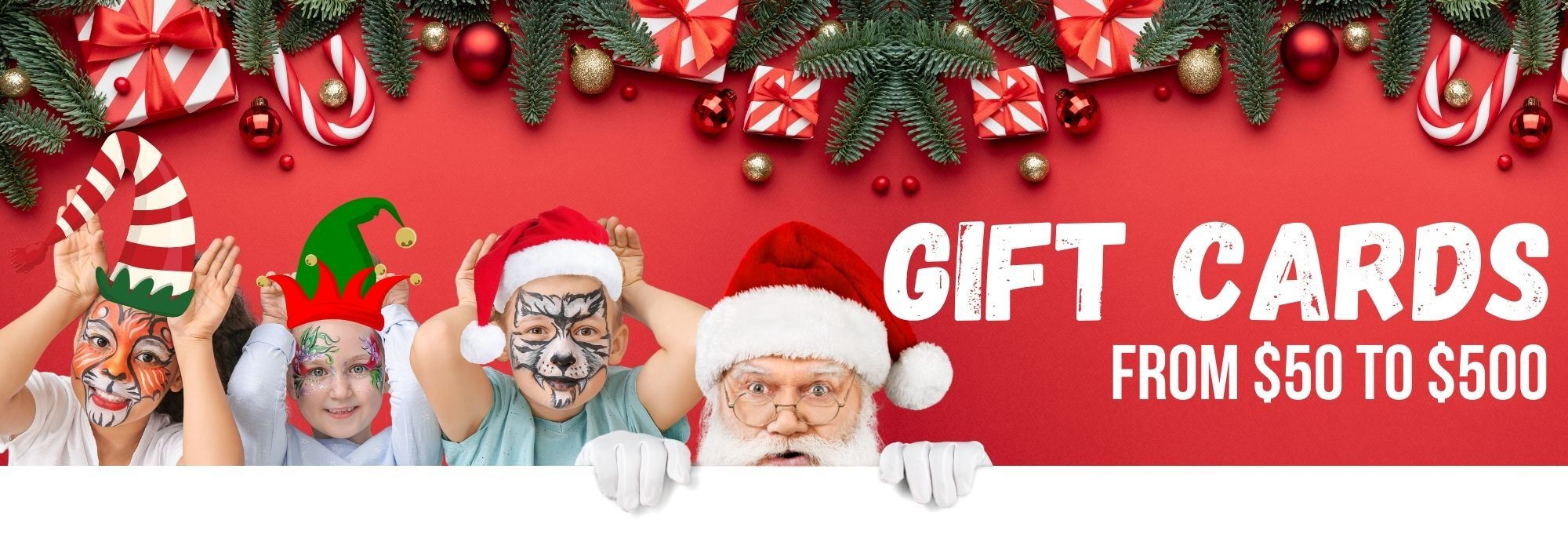 gift certificate face paint shop australia