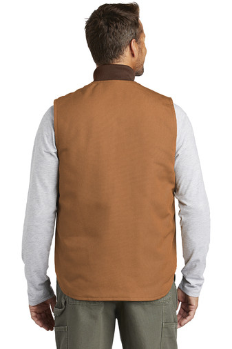 sanded duck insulated vest