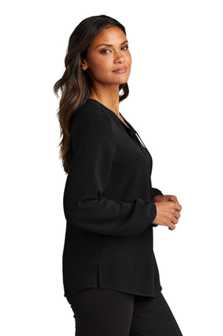 Ladies Textured Crepe Blouse