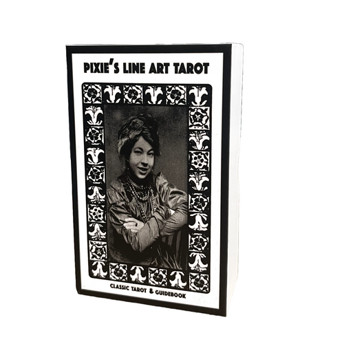 Pixie's Line Art Tarot Deck & 100 Page Guide