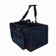 BLACK SPORTS BAG WITH RED TRIM