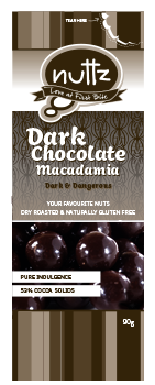 Dark Chocolate Macadamia 90g