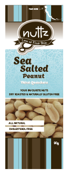 Sea Salted Peanuts 90g