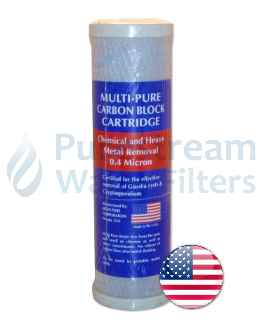 0 4 Micron 10 X 2 5 Carbon Block Multipure Usa Purestream