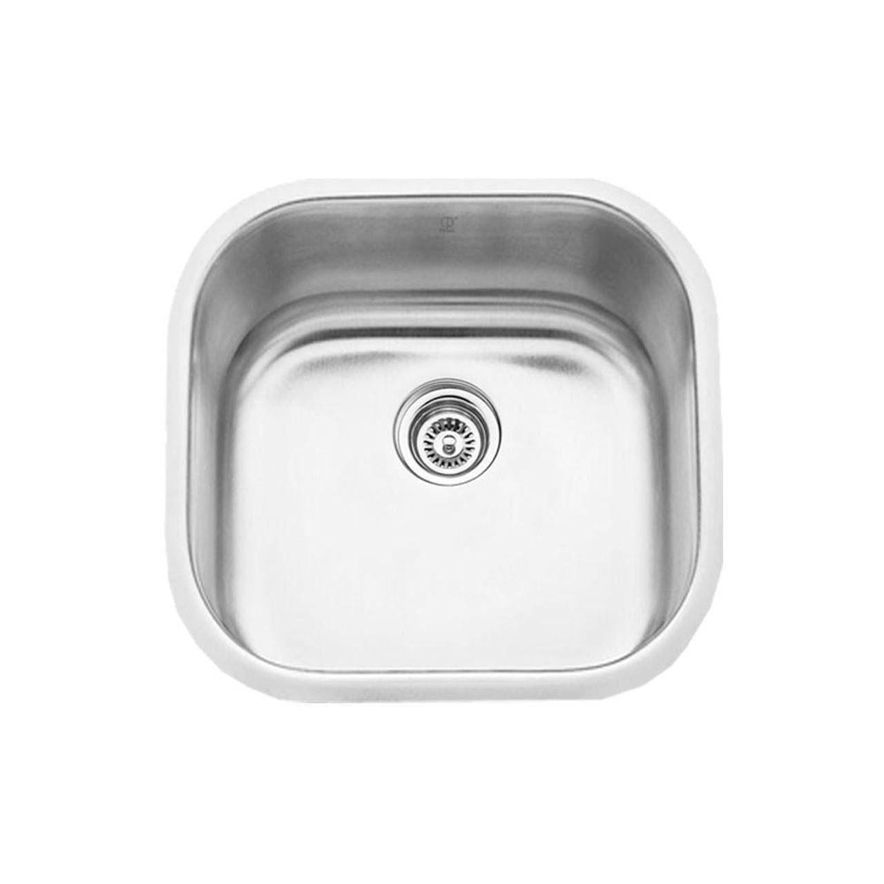 MELO LUNA - Square Stainless Steel Single Bowl Kitchen Sink