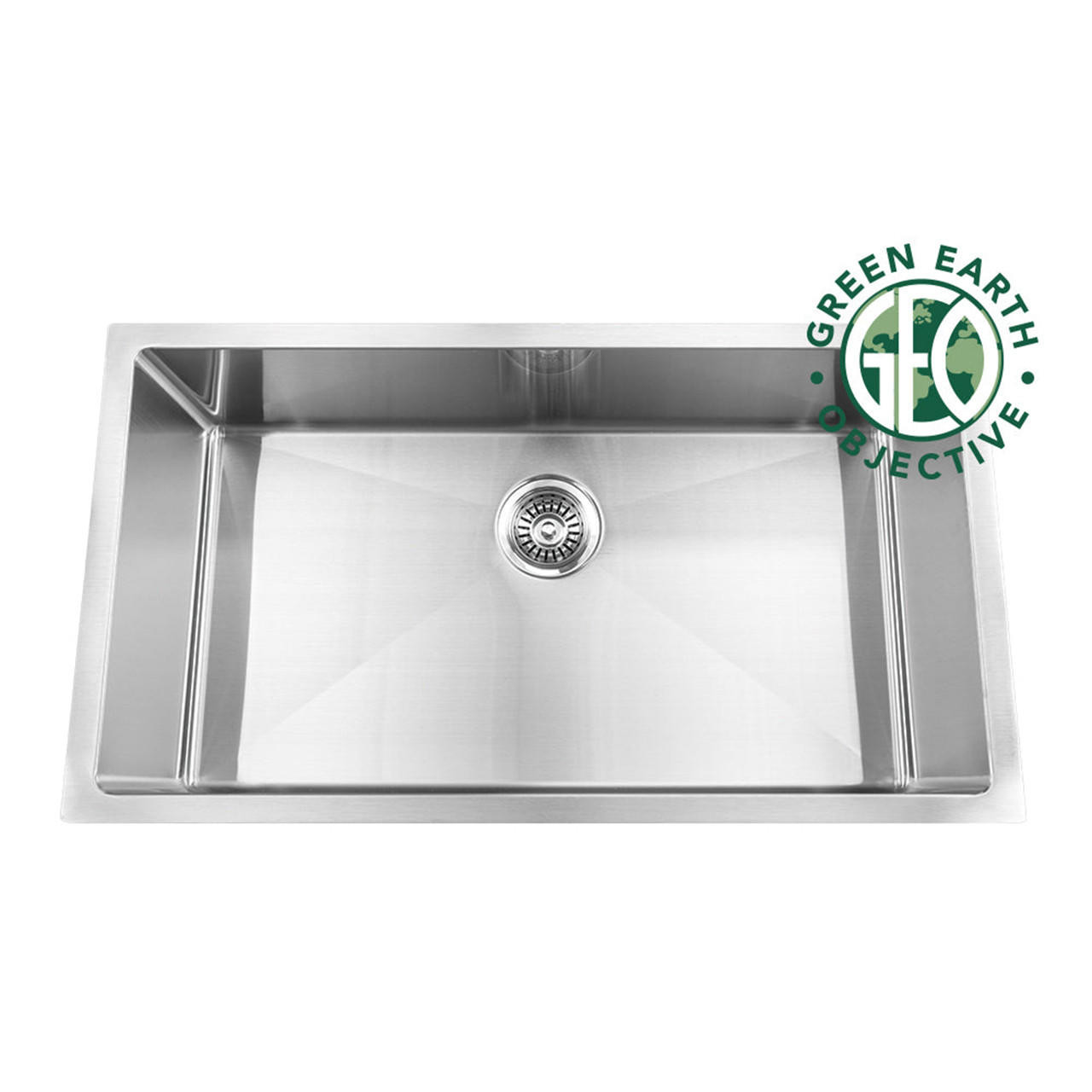 Hana*　0527 HANA PR GEO - Eco-Friendly Large Rectangular Kitchen Sink