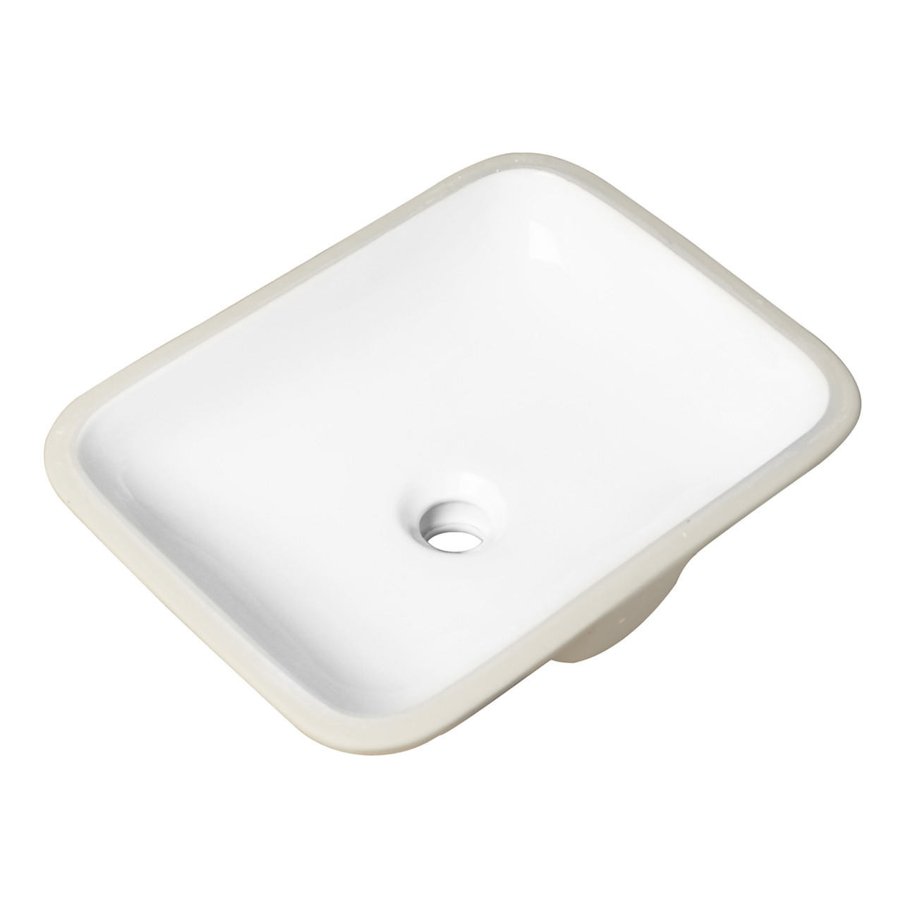 KASU SG - Rectangular Ceramic Bathroom Sink | PEARL Canada