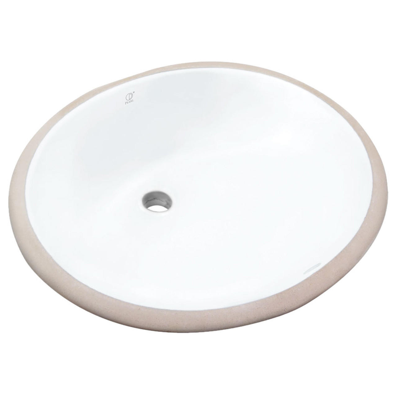 KASU C - Oval Ceramic Bathroom Sink | PEARL Canada