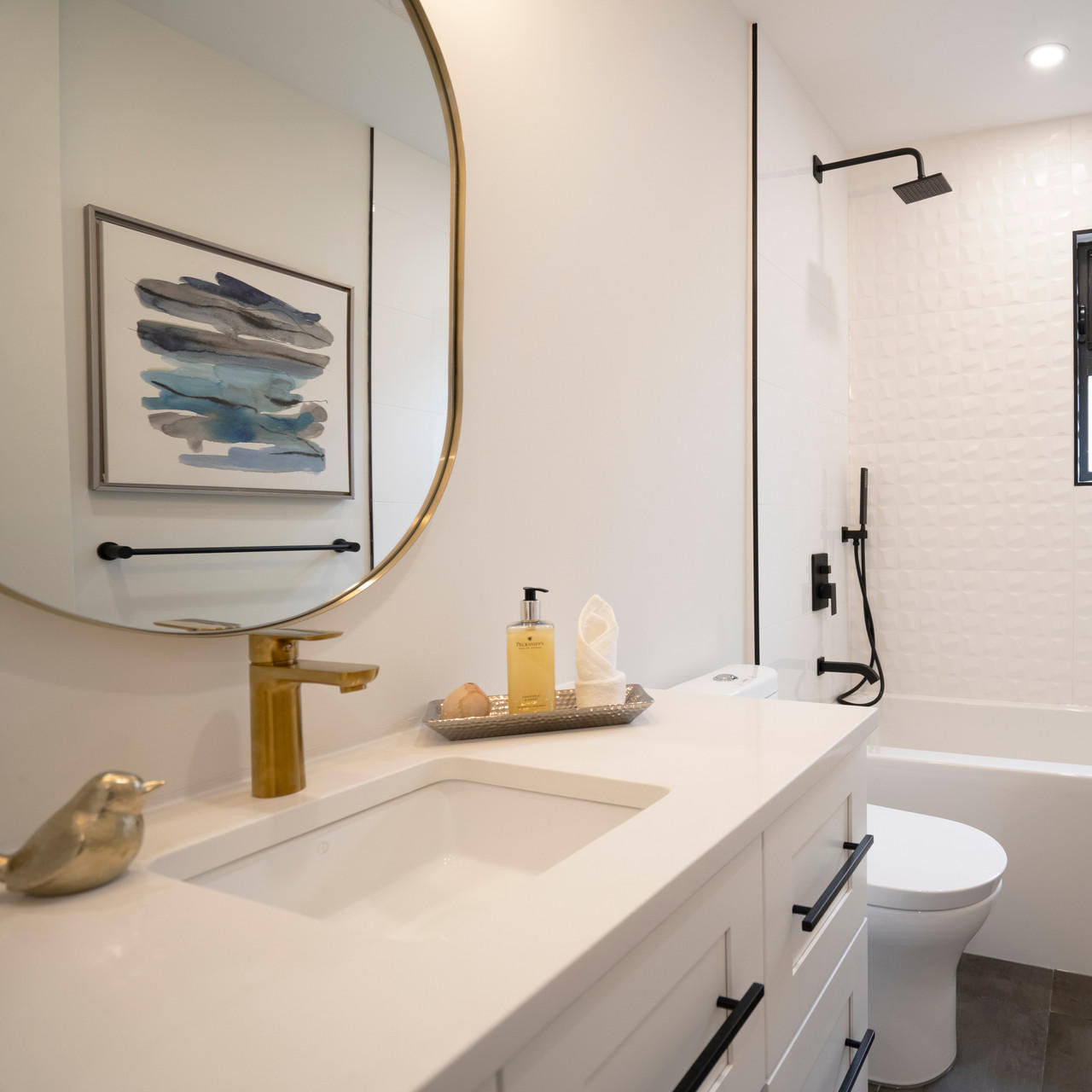 ALMA - Champagne Gold Bathroom Sink Faucet | PEARL Canada