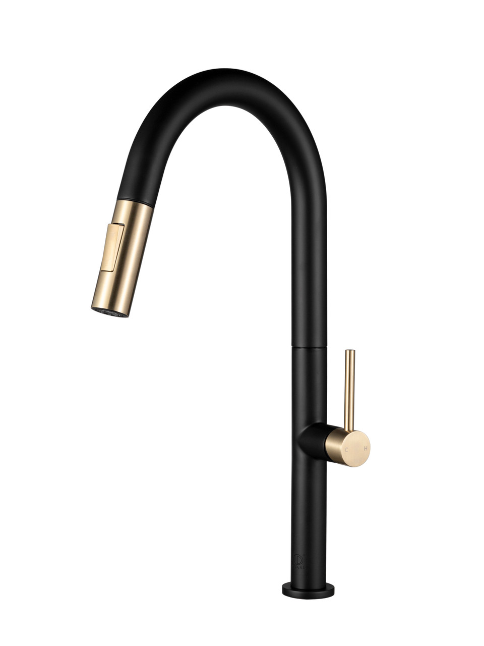 LENNOX II - Ferreira Gold & Matte Black Kitchen Faucet | PEARL Canada