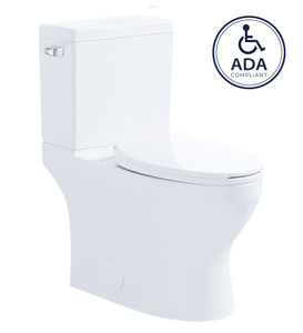 ISAAC-S Two-Piece Toilet w/ Side Flush ISAAC-S Two-Piece Toilet w/ Side Flush