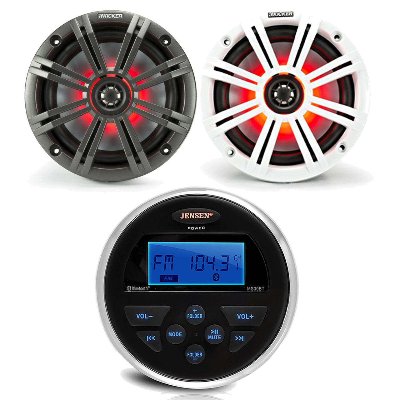 kicker km65 marine speakers