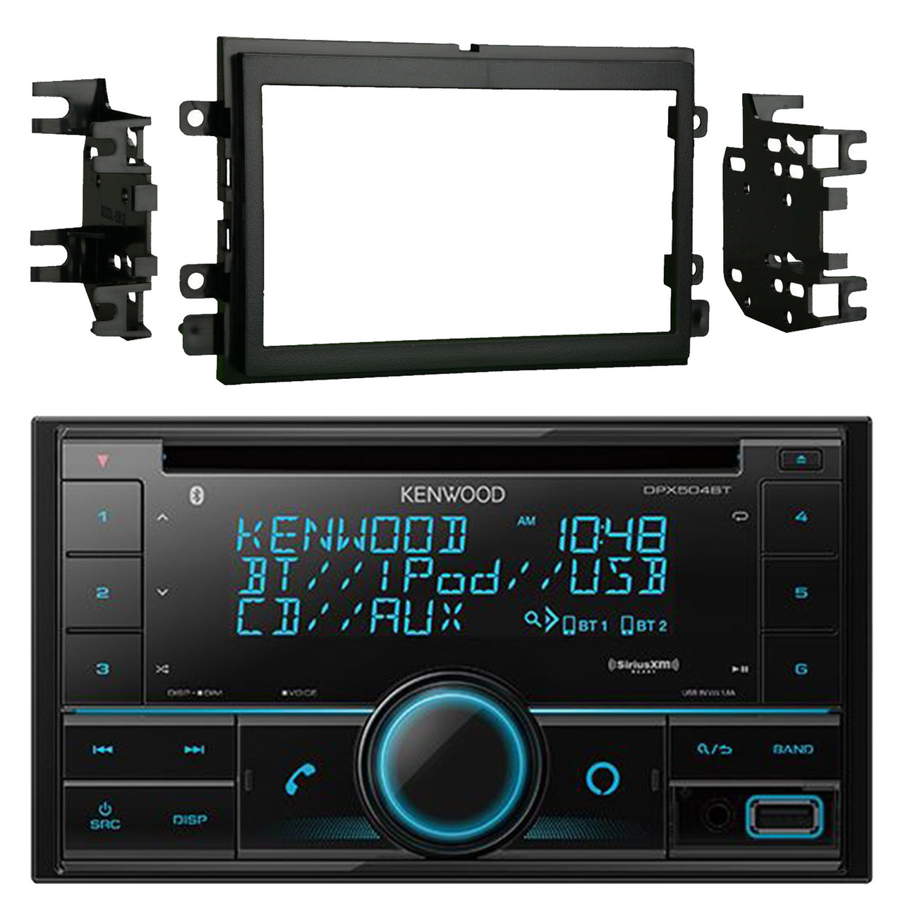 Kenwood DPX504BT Double DIN USB AUX Bluetooth CD Player Receiver