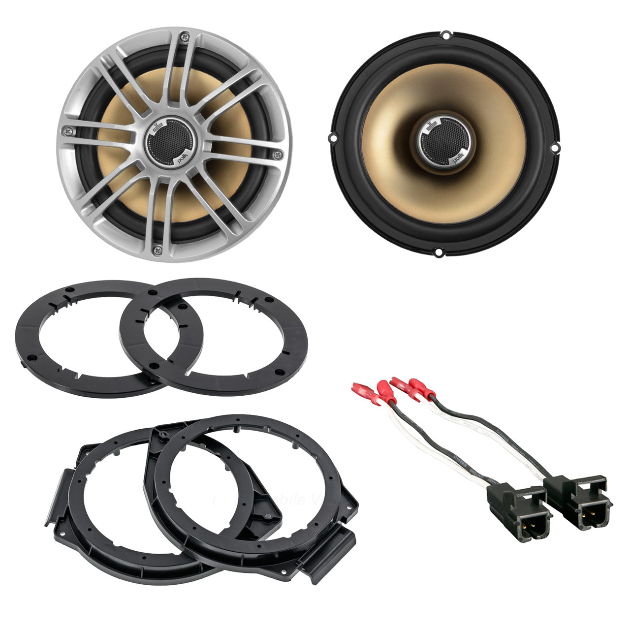 Pair Polk Audio DB651S Slim Design Inch 2- Way Marine ATV - Main Image