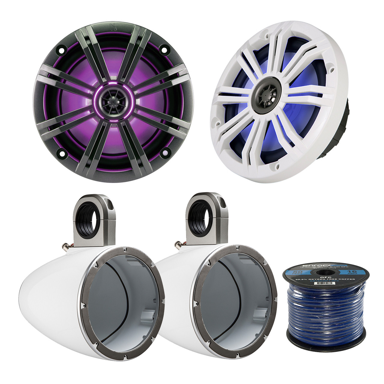 kicker marine speakers 8