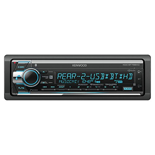 Kenwood 1Din CD/AM/FM Car Audio Receiver with Bluetooth with Pioneer 6. ...