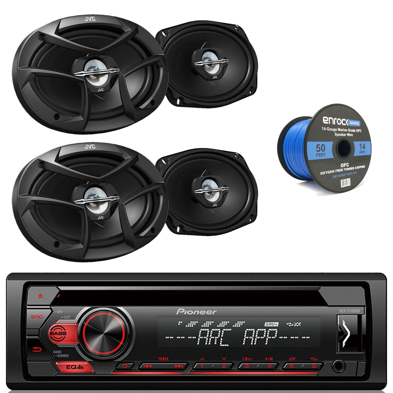 Estéreo Pioneer DEH150MP In-Dash CD/MP3/WMA, Nuevo, Negro