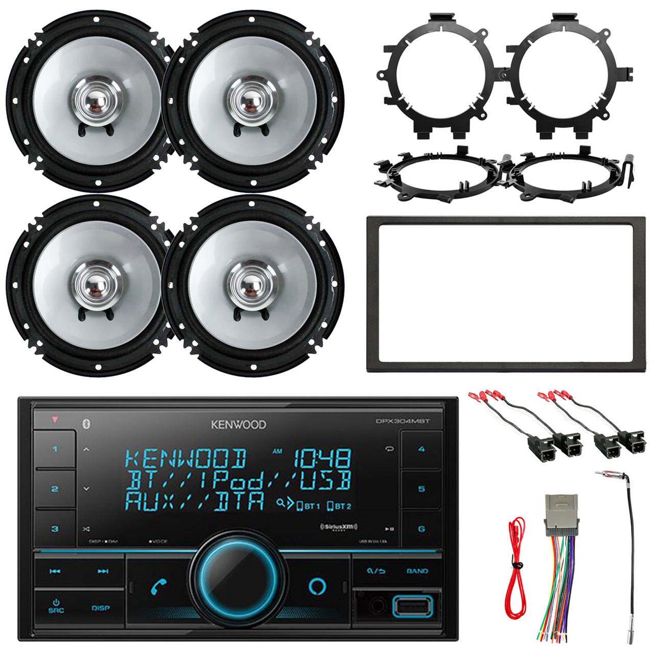 Kenwood DPX304MBT 2-DIN Bluetooth USB 