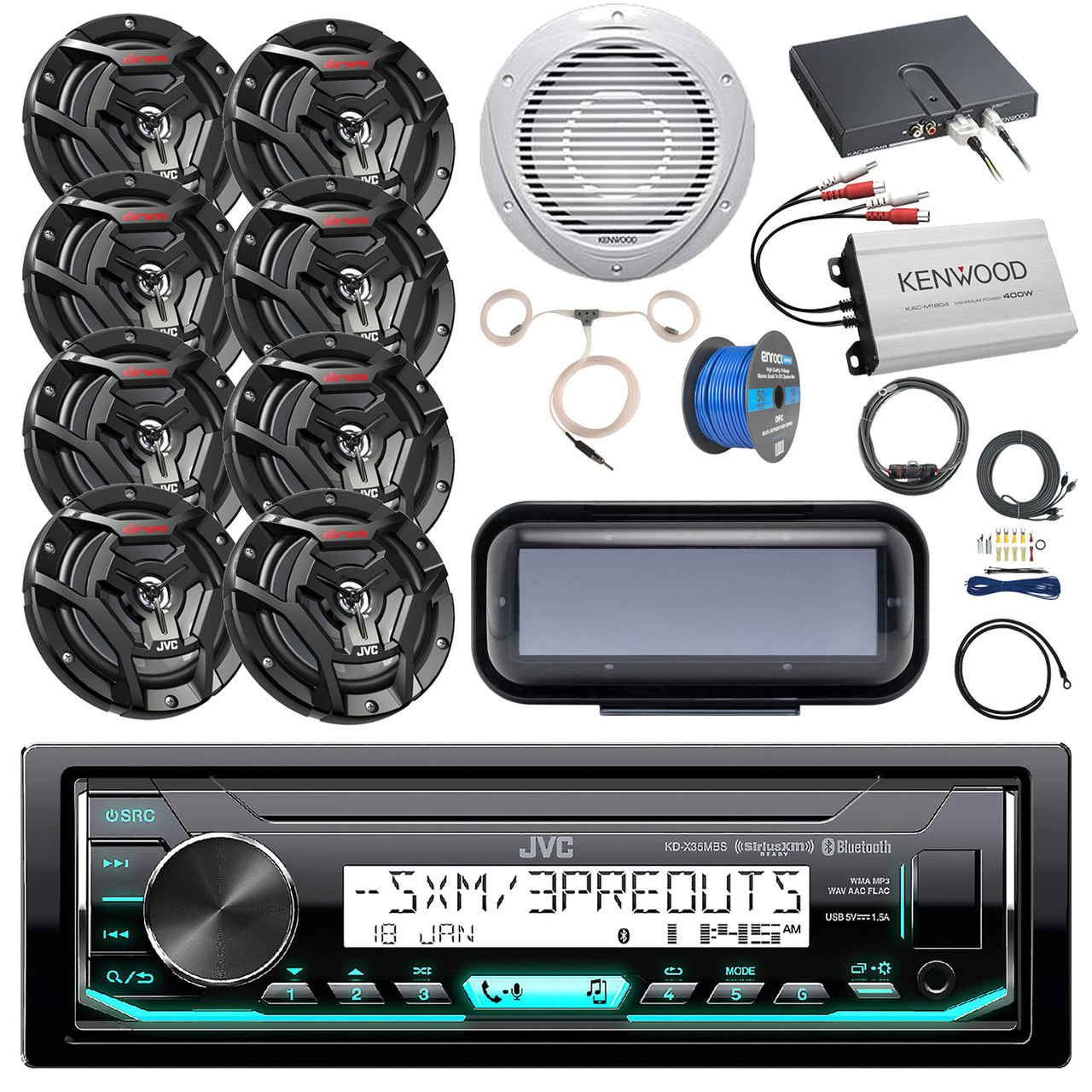 marine amp and sub combo