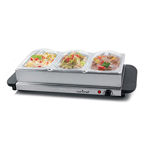 NutriChef Buffet Server and Food Warmer - Thumbnail 2