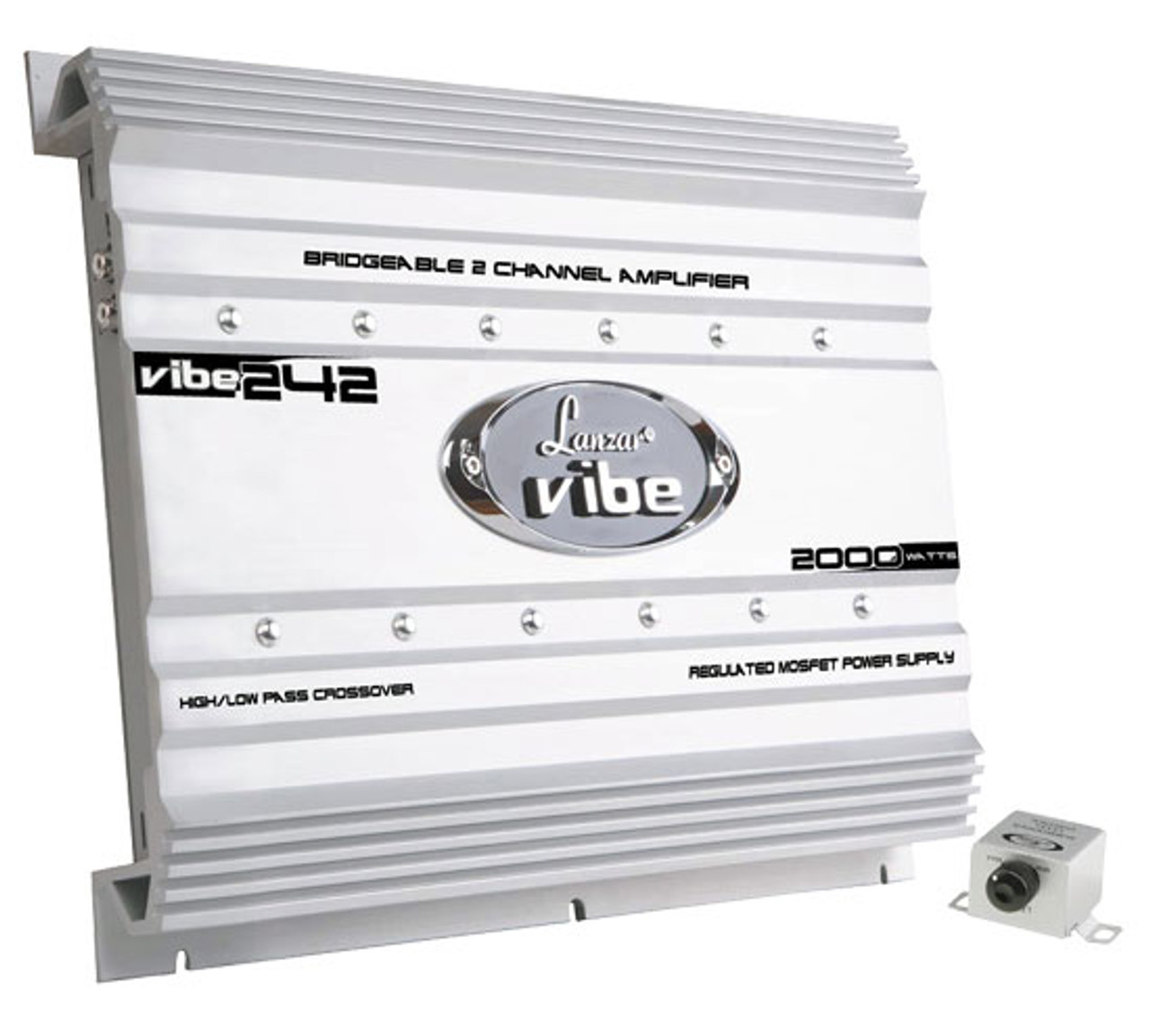 Lanzar VIBE242 Vibe 2000 Watts 2 Channel Mosfet Amplifier