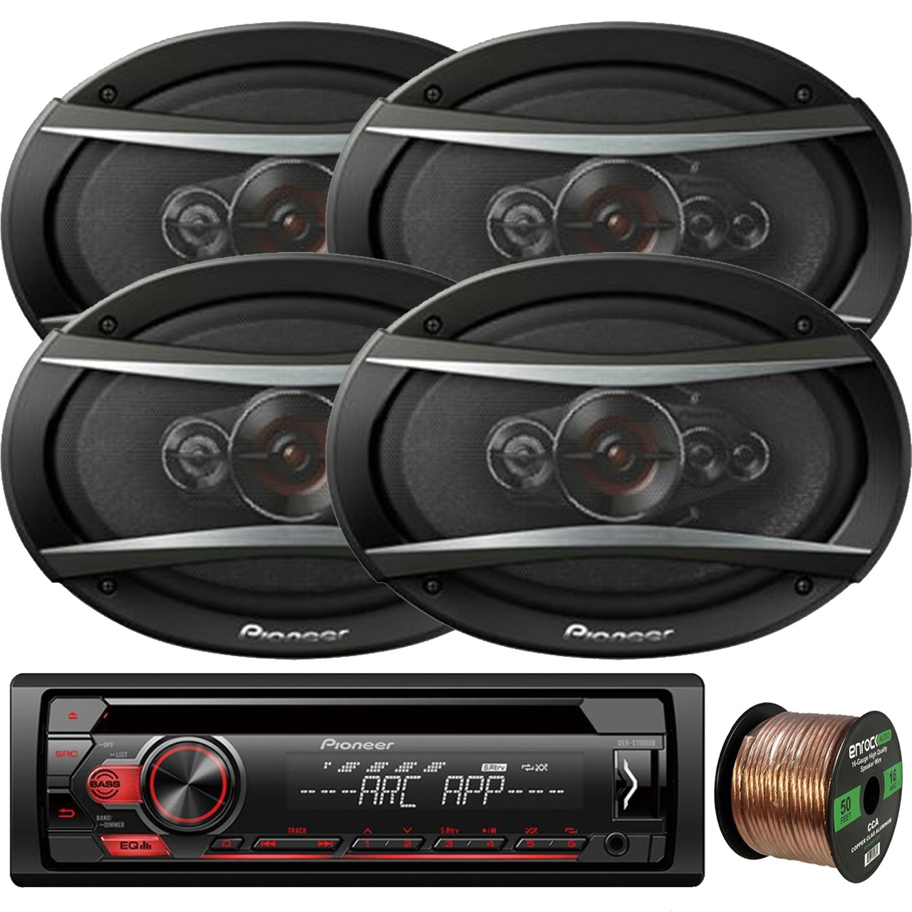 pioneer 650 watt speakers