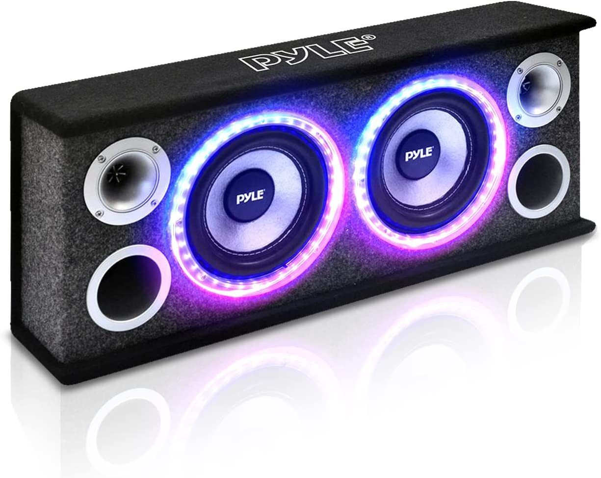 Pyle PL210BSL 10'' Dual Series 800W Rear Vented Subwoofer