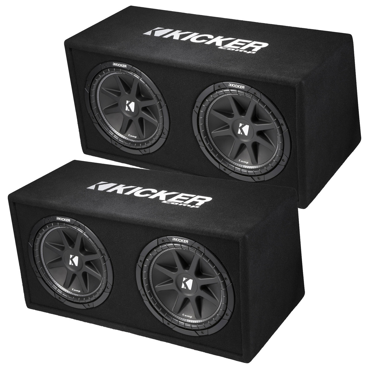 Pair (QTY 2) of Kicker 43DC122 Dual 12