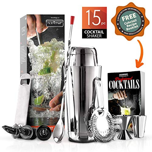 NutriChef Cocktail Shaker - Thumbnail 5