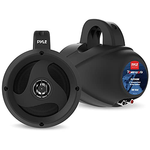 2-Way Dual Waterproof Off-Road Speakers Inch 900W Marine Grade