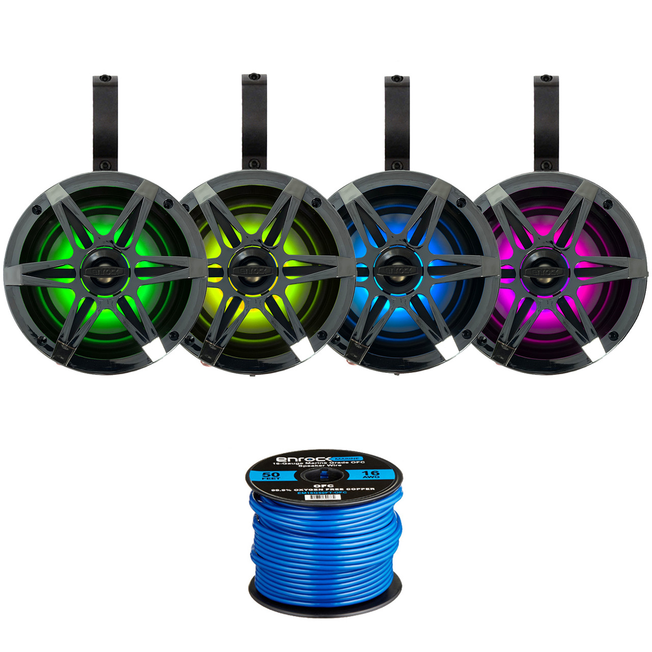 Infinity LED Marine Speakers (Qty 2) Pair Of OEM