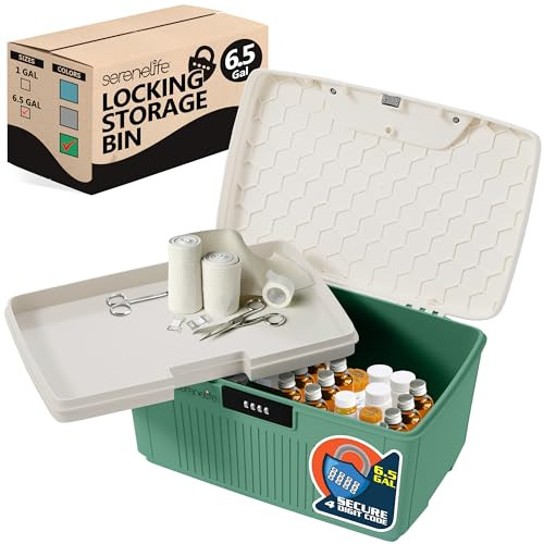 SereneLife Storage Container Bin - Thumbnail 5